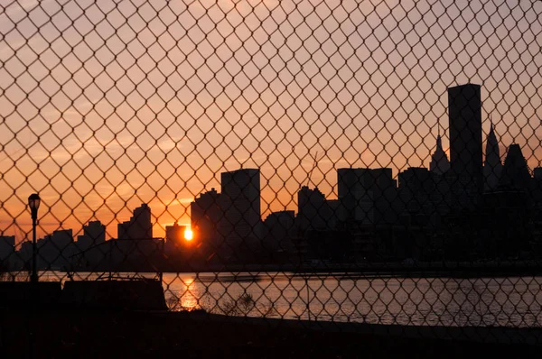 Gün batımı New York City Chainlink