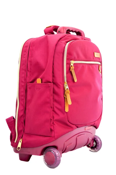 Детская сумка для тележек красного цвета — стоковое фото