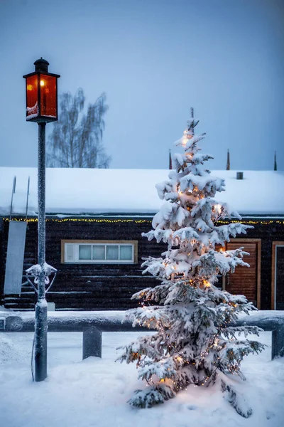 Santa Claus Village Lapland Finland — Stockfoto