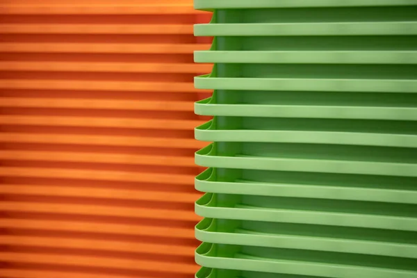 Sfondo moderno verde e arancione Modelli colorati. Forme geometriche astratte. Contesto . — Foto Stock