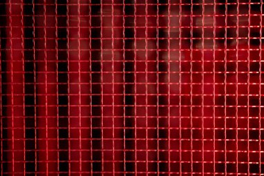 Kırmızı renkli metal ağ arkaplanı