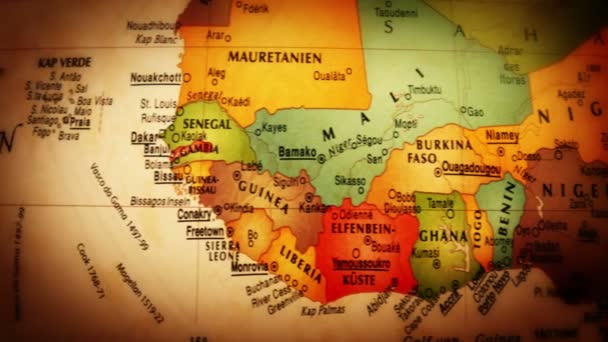 Globe Africa - Gros plan - 4k 