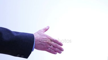 İş ortakları el sıkışma - erkekler ve kadınlar - 4 k