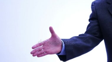 İş ortakları el sıkışma - erkekler ve kadınlar - 4 k