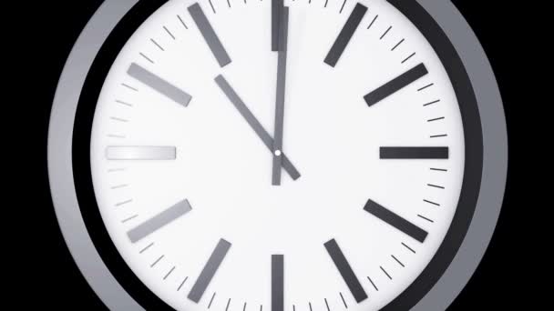 Horloge tic-tac rapide - Time lapse — Video