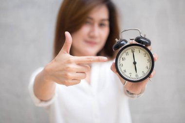 el noktası parmak kez kavramı yapmak için saat