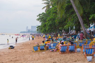 turizm tatil dinlenmek Pattaya beach, Chonburi, Tayland keyfini çıkarın.
