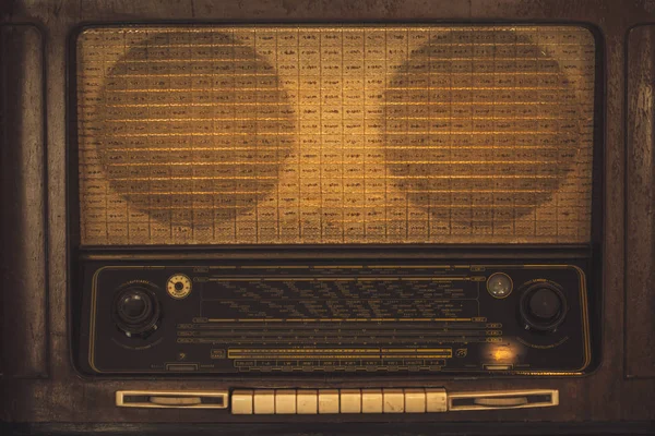 Old radio face for texture. — Stock Photo, Image