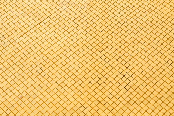 Azulejo de oro o fondo de mosaico de oro, amarillo de lujo forma cuadrada . —  Fotos de Stock