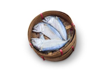 Beyaz Kırpma yoluyla izole Tay uskumru balığı