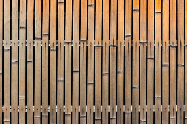 Japansk bambu trä staket — Stockfoto