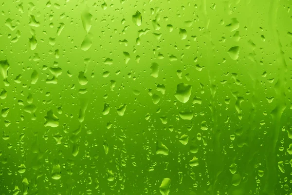 Gota de agua de color verde para el fondo — Foto de Stock