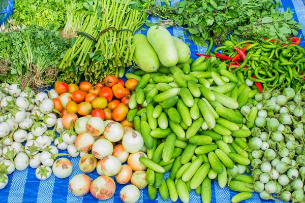 Gemüse auf dem Markt in Thailand — Stockfoto