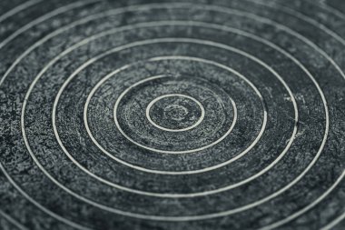 Daire koyu arka plan.