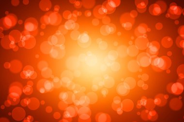 Kırmızı renk bulanıklık Bokeh arka plan, daire yuvarlak için soyut grafik, odak etkisi Out of Magic ışık şekil.