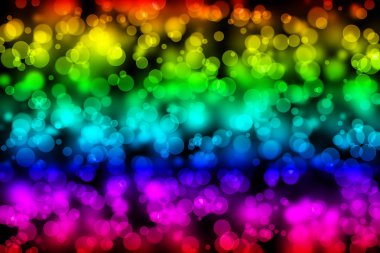 LGBT renk bulanıklık bokeh, gökkuşağı renkli soyut grafik arka planı için