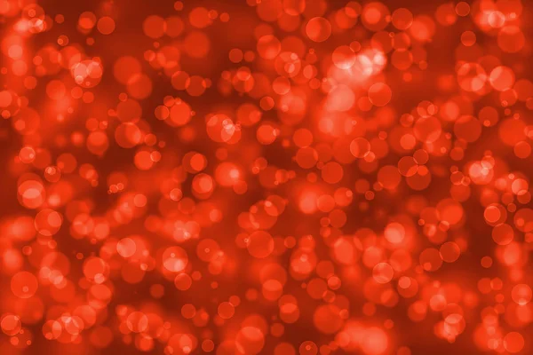 Rode kleur vervagen Bokeh voor achtergrond, cirkel ronde vorm abstracte grafische, Magic lichteffect Out of Focus. — Stockfoto