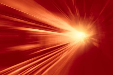 Yüksek hızlı iş ve teknoloji kavramı, ivme süper hızlı hızlı hareket bulanıklığı