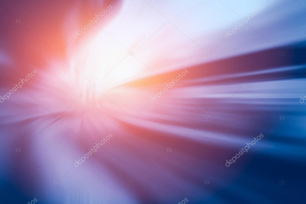 High speed business and technology concept, Acceleration super fast speedy motion blur 