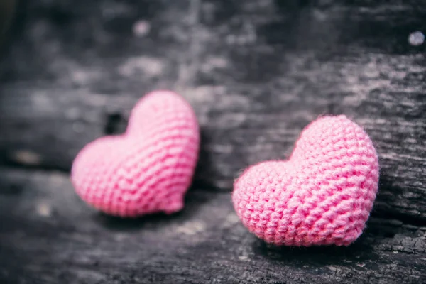 Dia dos namorados doce amor coração arte fundo . — Fotografia de Stock