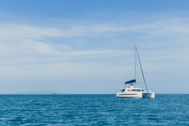 Yaz seyahat macera. Ocean explorer, yat tekne Andaman Denizi.