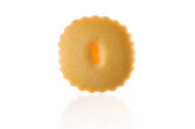 Beyaz yolu ile izole mektup Z kurabiye bisküvi İngilizce sermaye yazı tipi.