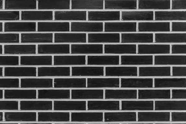 黒い壁煉瓦暗いパターン テクスチャ背景. — ストック写真