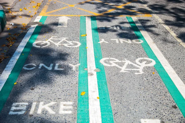Two direction way bike lane.