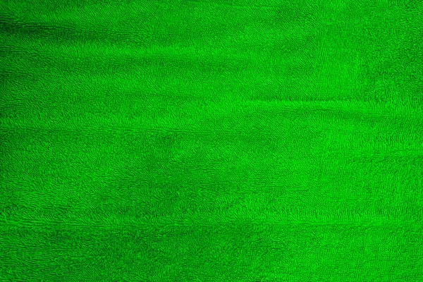 Serviette verte lisse texture douce émotion coton pour le fond . — Photo