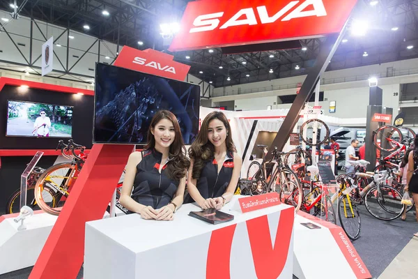 Internationale Bangkok fiets 9e 2017. Grootste fietsen fiets Expo in Thailand, Trend van fietsen populair en fiets voor papa Azië is nieuwe grote doelstelling van fietsen markt consumenten. — Stockfoto