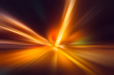 En hızlı yüksek hız kavramı, ivme süper hızlı hızlı sürücü hareket bulanıklığı yıldırım soyut arka plan tasarımı için.