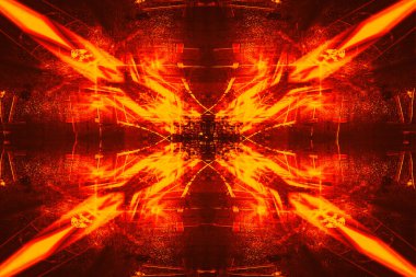 Fütüristik Sci-Fi karmaşık yeni dönem soyut. Merhaba teknoloji Siber uzay, ileri teknoloji kavramı arka plan.