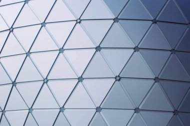 Modern üçgen geometrisi tarzı çatı tasarım mimari arka bina