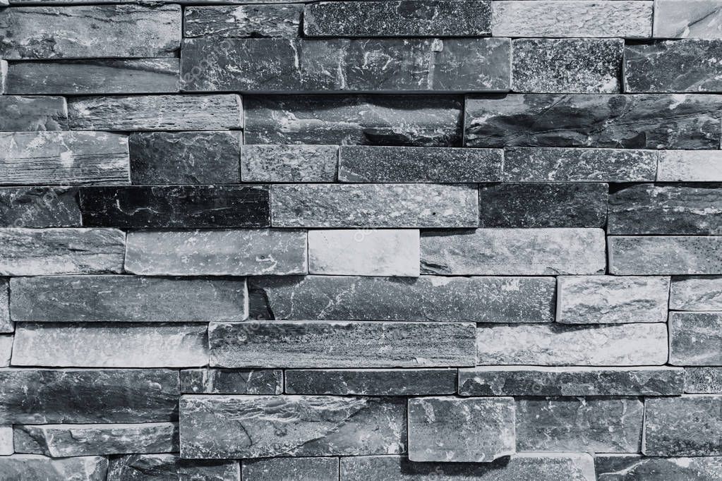 Stone Wall Texture Tile Pattern Interior Decoration Background — Stock