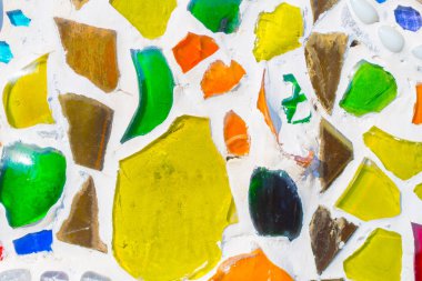 Arka plan için renkli cam.