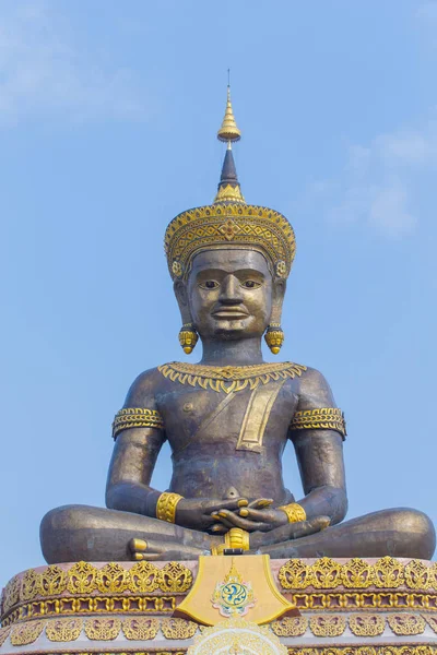 Статуя Будды Таммарача в Пхетчабуне, Таиланд . — стоковое фото