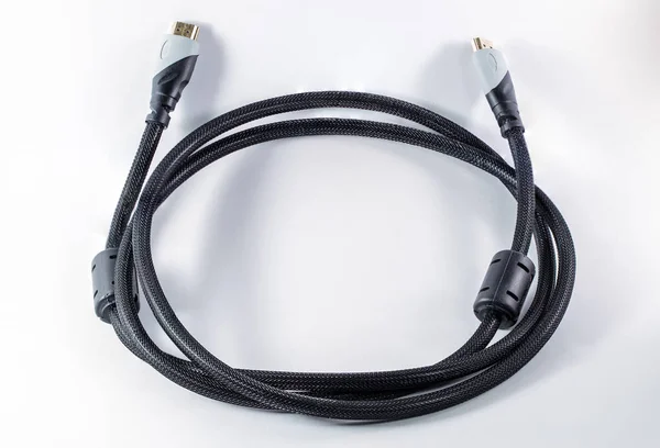 HDMI kablosu video ses eğlence — Stok fotoğraf