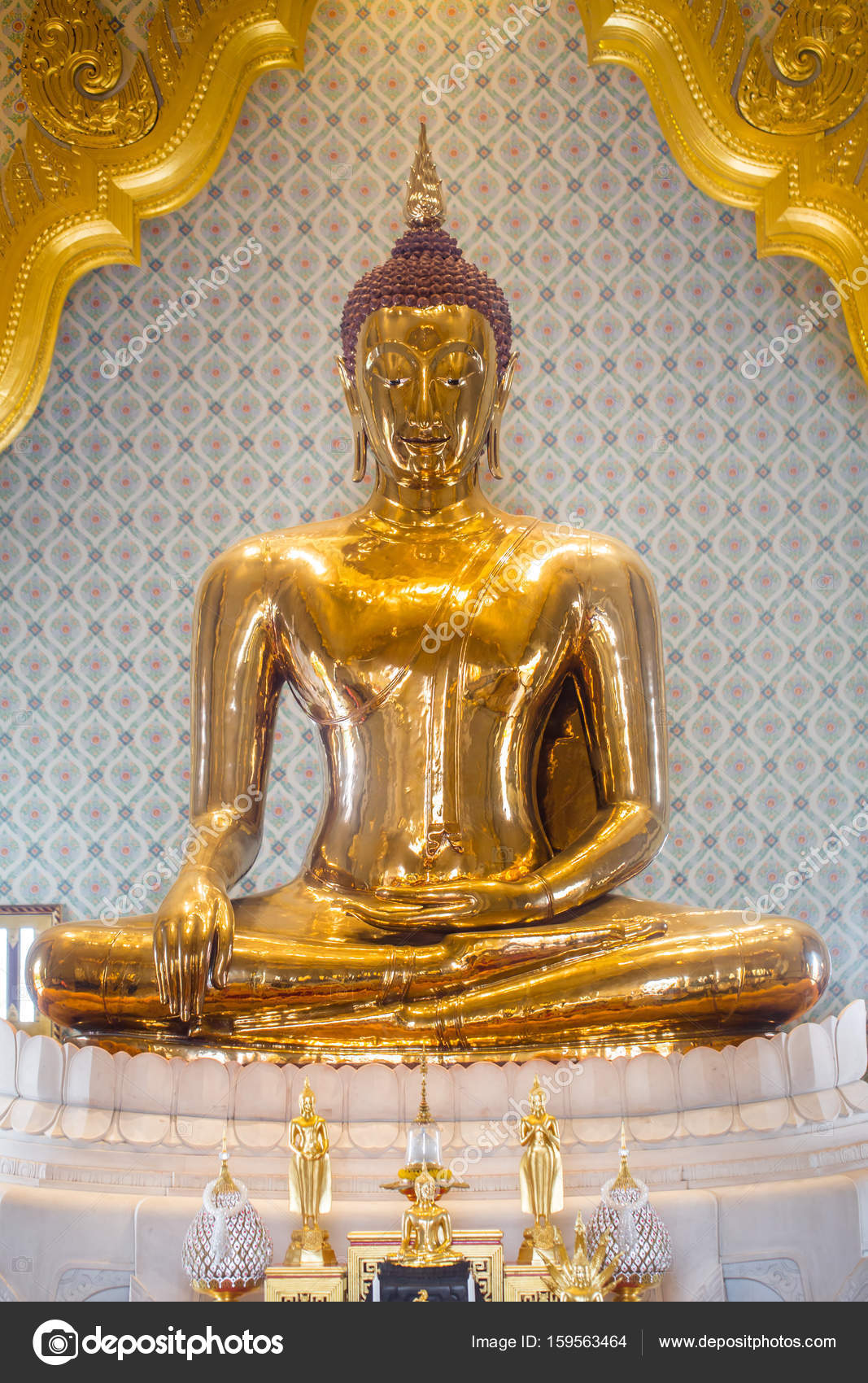 Thai Golden Buddha In Bangkok Temple Stock Photo Image By C Coffeekai Thai Golden Buddha In Bangkok Temple Stock Photo Image By C Coffeekai