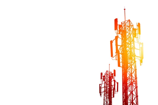 通信塔或 3 g 4 g 网络电话 cellsite — 图库照片