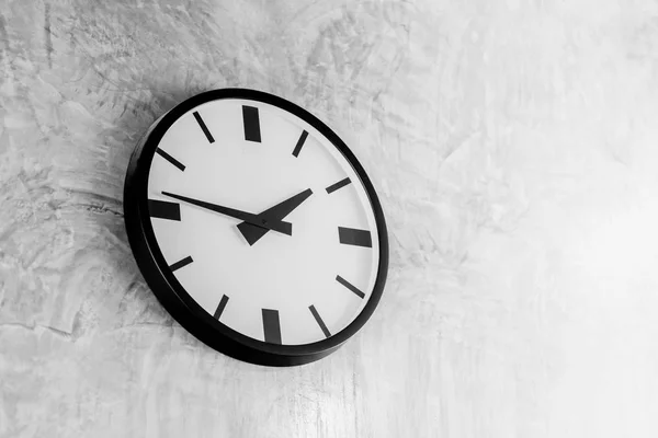 Clock on the wall with space for text — Stock Photo, Image