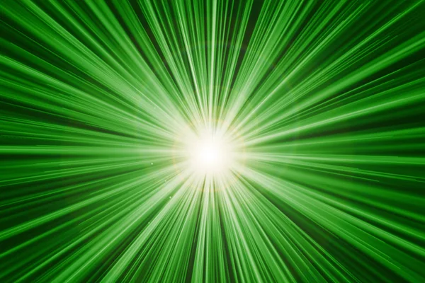 green fast zoom motion speed light effect abstract background