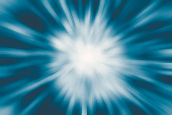 Zoom lisse bleu accélérer les affaires mouvement performant à grande vitesse pour fond abstrait — Photo