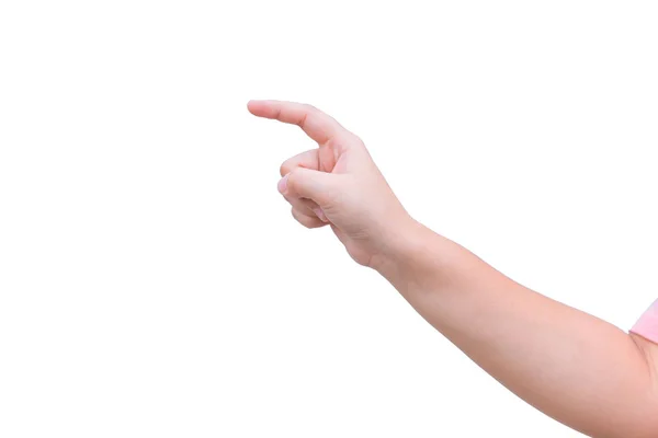 절연을 가리키는 손가락 — 스톡 사진