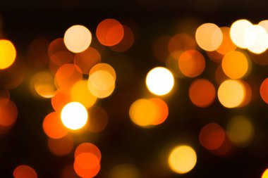 sıcak sesi gece şehir bulanıklık bokeh soyut arka planı için