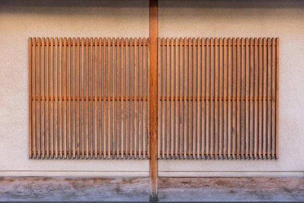 Japanese Home Wood Pattern Line Decoration — Stock Photo, Image
