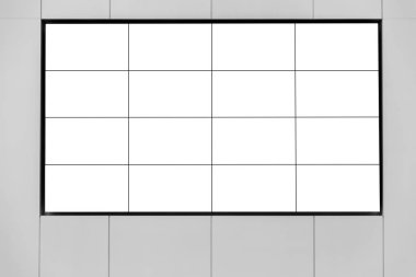 Boş çok Led ekran videowall billboard Havaalanı veya alışveriş merkezi