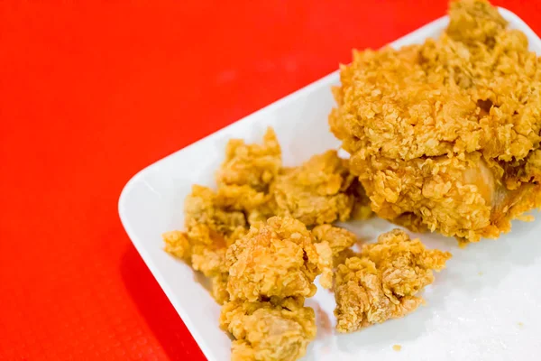 Kyckling Stekt Kentucky Stil Mest Populära Västerländsk Snabbmat Runt Världen — Stockfoto