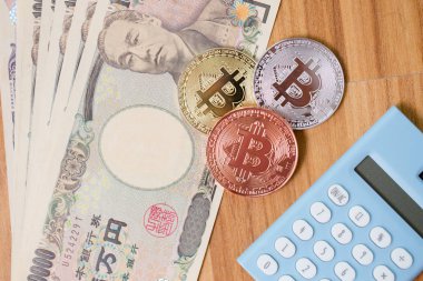 Japonya Yen para ile Bitcoin Cryptocurrency