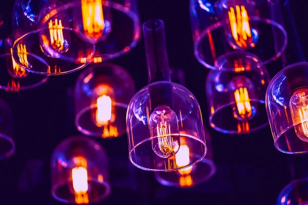 Mystic renk tonu ile Ultra Violet ampul sanat dekorasyon