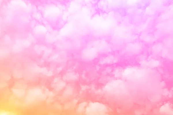 Różowy Słodki Gradientu Niebo Chmura Tła Dla Ozdoba Sztuka Tapeta — Zdjęcie stockowe